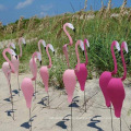 Outdoor Sculpture Of Flamingos